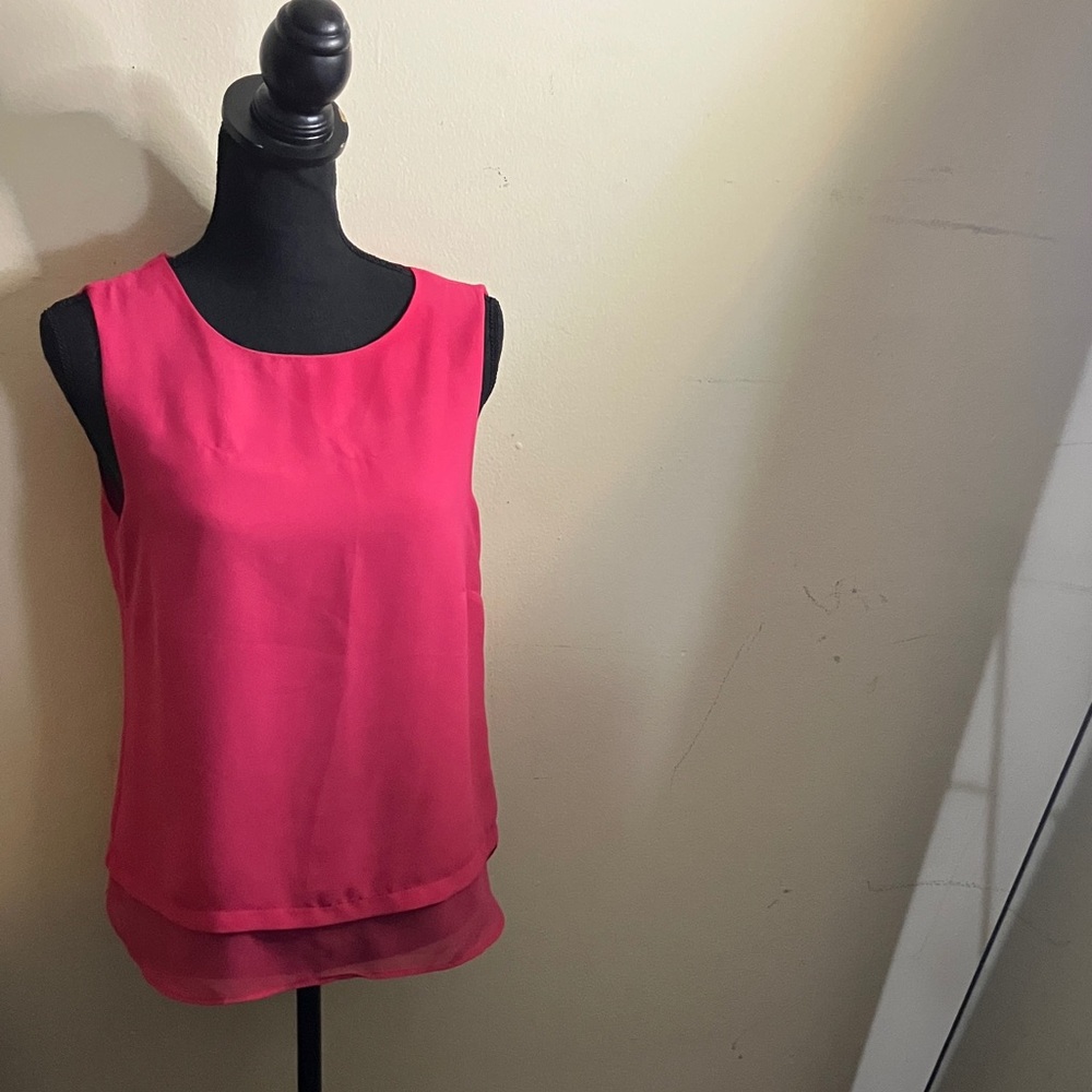 Rose & Olive Vibrant Pink Blouse